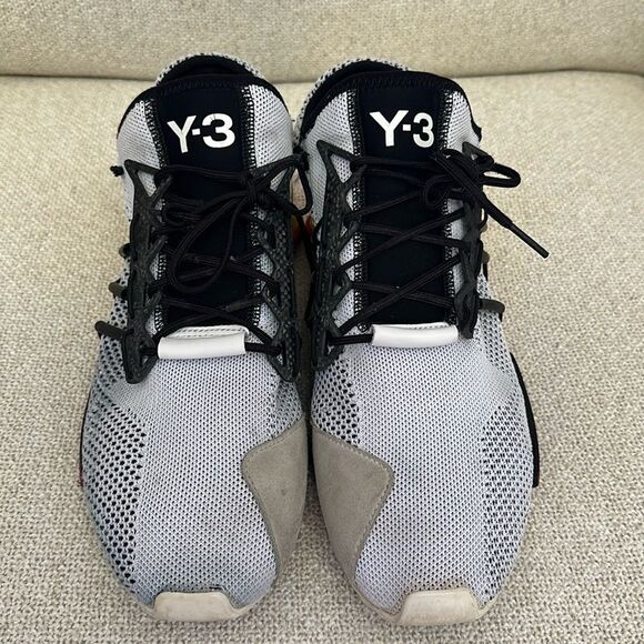 Adidas Y-3 Yohjo Yamamoto Harigane Red Black White Sneaker Rare Find Size 12 - Picture 2 of 16